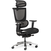 Офісне крісло Mealux S8 Air Black (HF-S8P M/B)