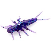 Силікон рибальський FishUP Stonefly 0.75" 060 - Dark Violet/Peacock&Silver (12шт/уп) (1864.04.98)