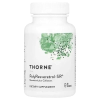 Вітамінно-мінеральний комплекс Thorne Поліресвератрол, PolyResveratrol-SR, 60 капсул (THR-30001)
