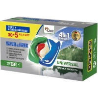 Капсули для прання Wash&Free Universal Гірська свіжість 35 шт. (4262396144430)