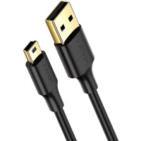 Дата кабель USB 2.0 AM to Mini 5P 0.5m black Ugreen (10354)