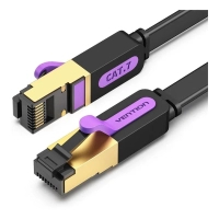 Патч-корд 5м, FTP cat 7 RJ-45 black Vention (ICABJ)