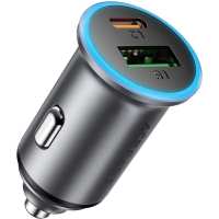 Зарядний пристрій Acefast 1xUSB-C PD65W + 1xUSB black (6974316284963)