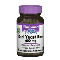 Трави Bluebonnet Nutrition Червоний дріжджовий Рис 600мг, 60 гелевих капсул (BLB1170)