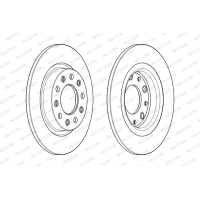 Гальмівний диск FERODO DDF2333C