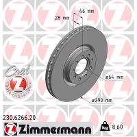 Гальмівний диск ZIMMERMANN 230.6266.20