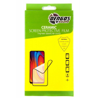 Скло захисне Dengos Ceramic Film для Samsung Galaxy A12/M12 (black) (TGCF-05)