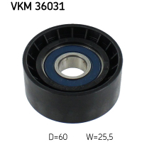 Ролик натягувача ременя SKF VKM 36031