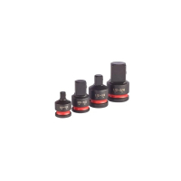 Адаптер для інструменту Milwaukee для головок 1/2" - 3/4", 1/2" - 3/8", 3/8" - 1/2", 3/8" - 1/4" (4932480356)