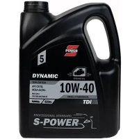 Моторна олива S-POWER DYNAMIC TDi 10W-40 5л