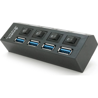 Концентратор Voltronic USB 3.0 to 4xUSB with switches (YT-3H4S/1TB)