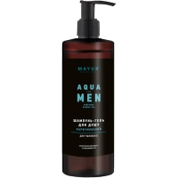 Гель для душу Mayur Aqua For Men 3 в 1 Парфумований для чоловіків 500 мл (4820230954852)