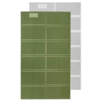 Туристичний килимок Naturehike CNK2450WS044 подвійний 200x120х1,8см зелений (6927595789995)