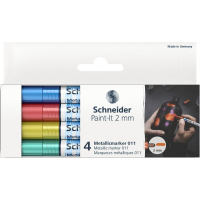 Набір маркерів Schneider металік Paint-It 2,0 мм 4 шт (ML01111502)
