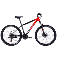 Велосипед Space 27.5" MARS DD FR рама-17" ST 2026 червоно-чорний (OPS-SP-27.5-067)