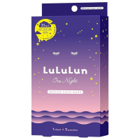 Маска для обличчя Lululun Face Mask One Night Rescue Moisture Проти сухості шкіри 5 шт. (4582305069754)