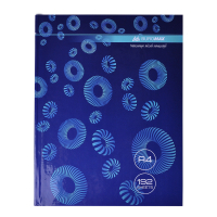 Канцелярська книга Buromax А4 MODEST 192 аркушів, клітинка, синій (BM.24419101-02)