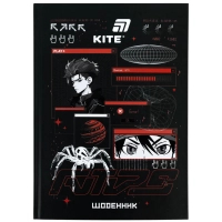 Щоденник шкільний Kite Red Anime, тверда обкладинка (K26-262-8)