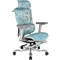 Крісло ігрове GT Racer X-900 Gray/Violet/Blue