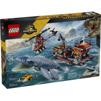 Конструктор LEGO Jurassic World Напад мозазавра на човен (77983)
