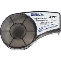 Стрічка для принтера етикеток Brady термозбіжна трубка, 2.39 - 5.46 мм, Black on White (M21-250-C-342)