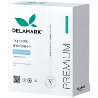 Пральний порошок DeLaMark Premium Line White з ефектом кондиціонера 1 кг (4820152330956)