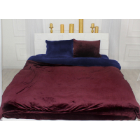 Постільна білизна MirSon Велюр Winter Frost 28-0006 + 28-0002 Primula Velvet 200х220 (2200004007045)