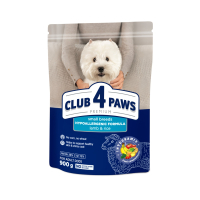 Сухий корм для собак Club 4 Paws Преміум. Для дрібних порід - ягня і рис 900 г (4820083909597)