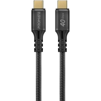 Дата кабель USB-C to USB-C 1.0m Promate (powerbolt240-1m.black)