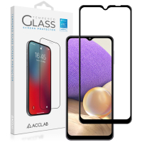 Скло захисне ACCLAB Full Glue Samsung A32 Black (1283126510533)