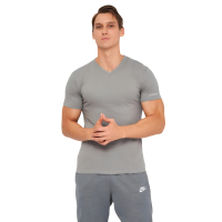 Футболка Kappa T-shirt Mezza Manica Scollo V K1311 GrigioUnito сірий XXL (8052394814048)