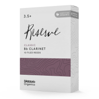 Тростина для кларнета D'Addario Organic Reserve Classic Bb Clarinet #3.5+ - 10 Pack (ODCT10355)