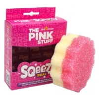 Губка для прибирання The Pink Stuff Sqeezy Dual Sided Двостороння 1 шт. (5060033823453)