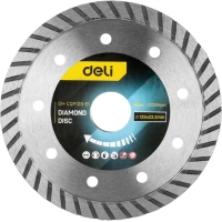 Круг відрізний Deli алмазний 125 х 22,2 мм (DH-CQP125-E1)