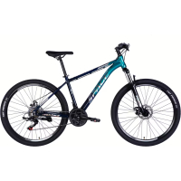 Велосипед Space 27.5" PHAETON DD FR рама-17" AL 2026 синьо-бірюзовий (OPS-SP-27.5-083)