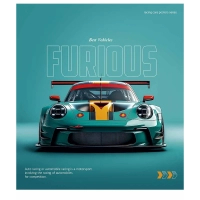 Зошит Школярик Cars posters 60 аркушів клітинка (060-3572K)