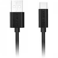 Дата кабель USB 2.0 AM to USB-C 3.0m 18W PVC black Choetech (AC0004-BK)