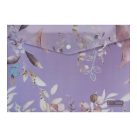 Папка - конверт Buromax А4 на кнопці, LILAC ARABESKI, напівпрозора, сливова (BM.3943-48)