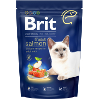 Сухий корм для кішок Brit Premium by Nature Cat Adult Salmon 1.5 кг (8595602553136)