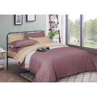 Підковдра MirSon Satin Stripe 30-0008 + 30-0004 Waleis 220х240 см (2200005257654)
