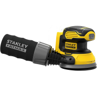 Шліфувальна машина Stanley ексцентрикова безщіткова FatMax, Li-Ion, 125 мм, 12000 об/хв, 1,02 кг (без АКБ та ЗП) (SFMCW220B)