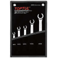 Ключ Toptul розрізний 5 шт. 8-24 мм (чохол) (GPAQ0502)