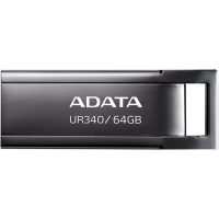 USB флеш накопичувач ADATA 64GB UR340 Black USB 3.2 (AROY-UR340-64GBK)