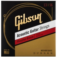 Струни для гітари Gibson SAG-PB13 Phosphor Bronze Acoustic Guitar Strings Medium (13-56) (230480)