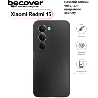 Чохол до мобільного телефона BeCover Silicone Xiaomi Redmi 15 4G (171mm) EU Black (713782)