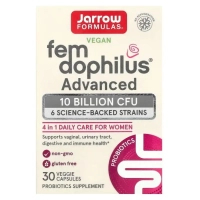 Вітамінно-мінеральний комплекс Jarrow Formulas Пробіотики для жінок, 10 млрд КУО, Vegan Fem Dophilus, Advanced, 10 Billi (JRW-03735)