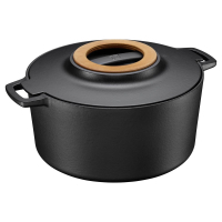 Каструля Fiskars Norden чавунна 6 л чорна (1026566)