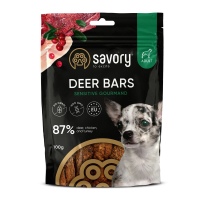 Ласощі для собак Savory Bars With Venison 100 г (4820261921120)
