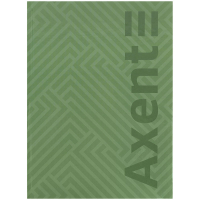 Книга записна Axent A4 Pattern, 96 аркушів клітинка, зелений (8425-1-A)