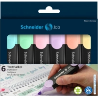 Набір маркерів Schneider JOB текстових 150, 6 пастельні кольори в блістері (S115097)
